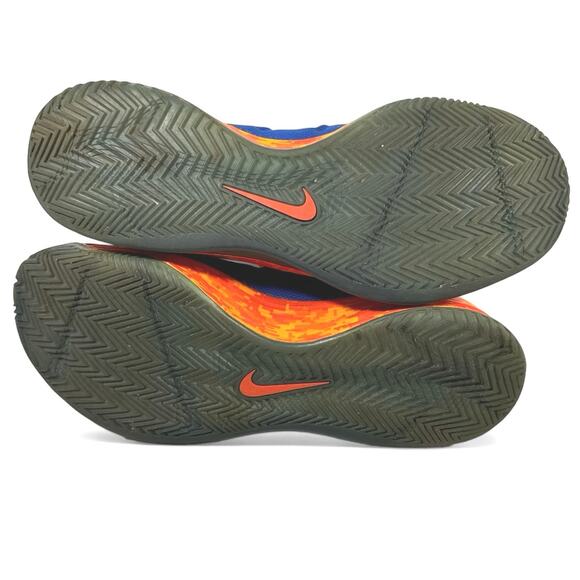 Nike Hyperfuse+ Blue Orange Gators Basketball Shoes Men sz 12 - Picture 5 of 6